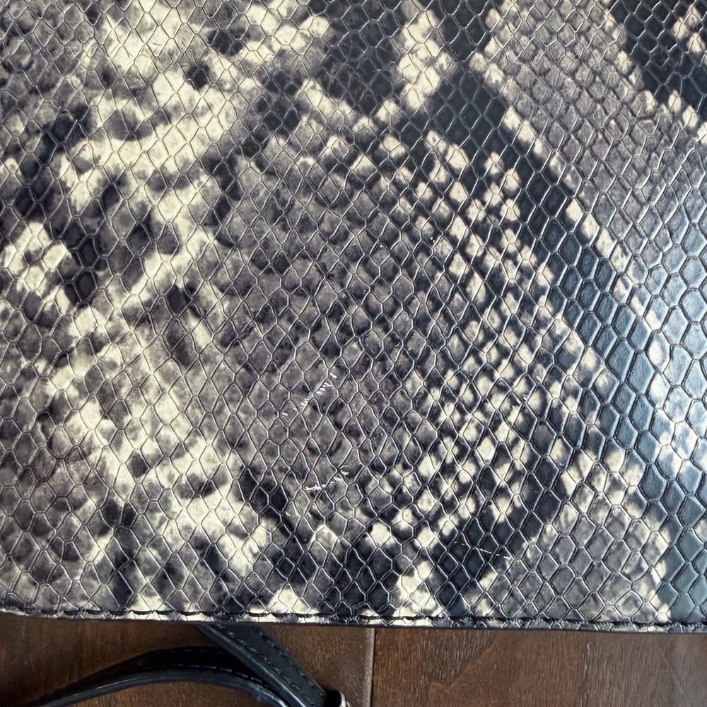 Michael Kors Bags Snakeskin Print Crossbody Bag - Picture 7 of 9